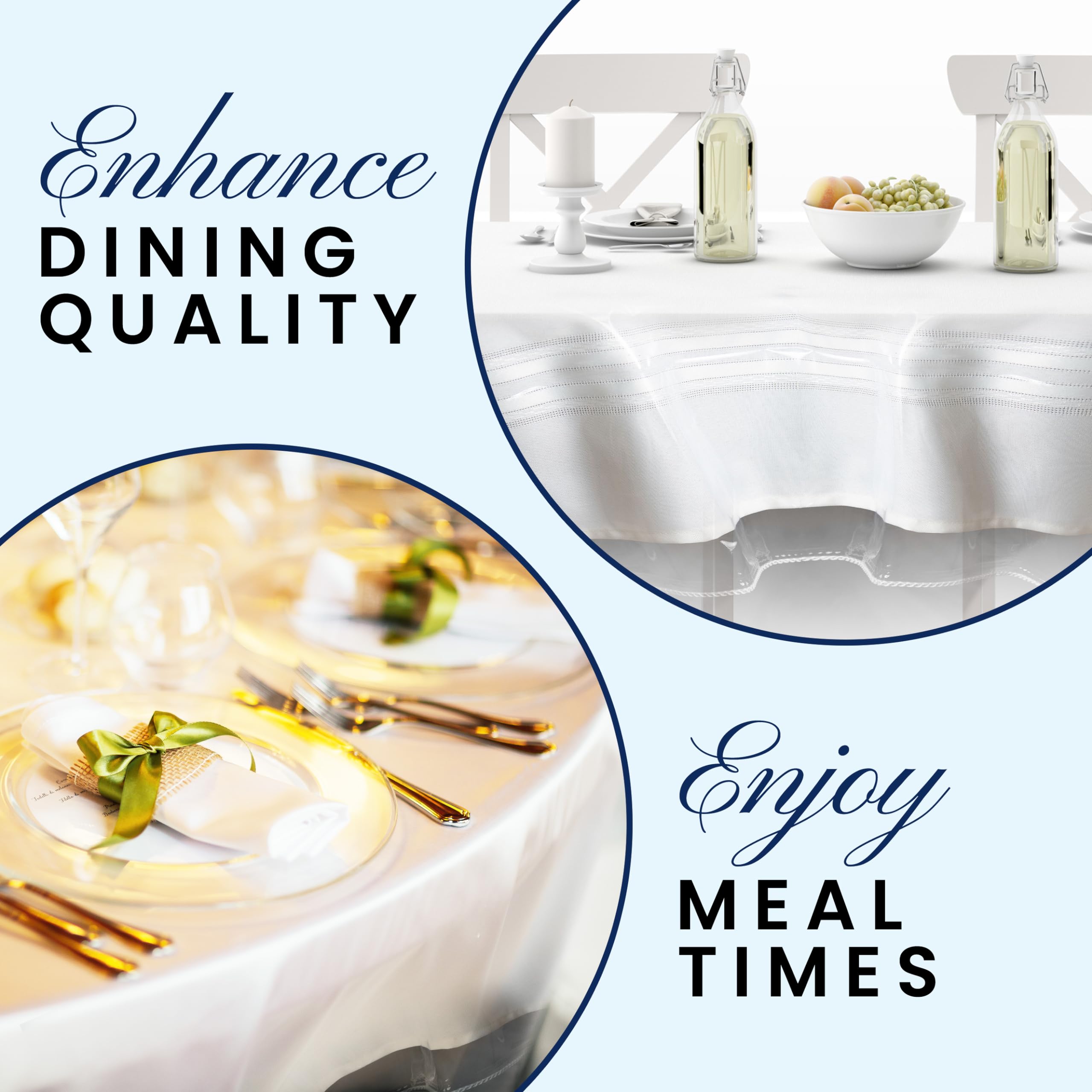 BRODER MFG. INC. Create a polished table setting for special occasions