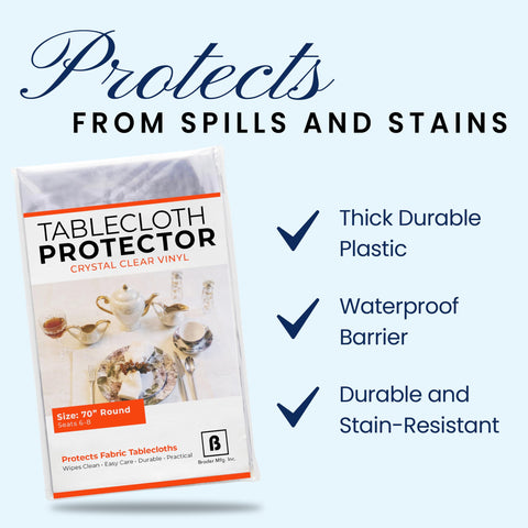 BRODER MFG protector suitable for indoor and outdoor dining and events