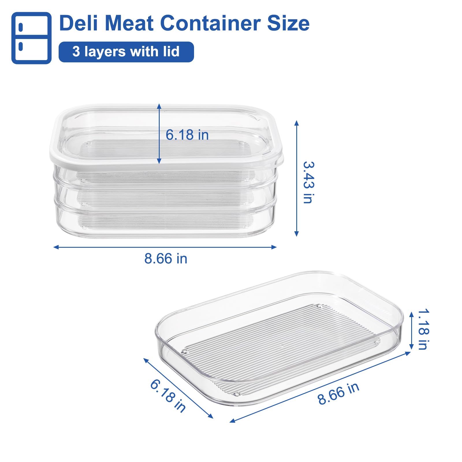Bronkeeper dishwasher-safe deli container with lid for easy cleanup after meals.
