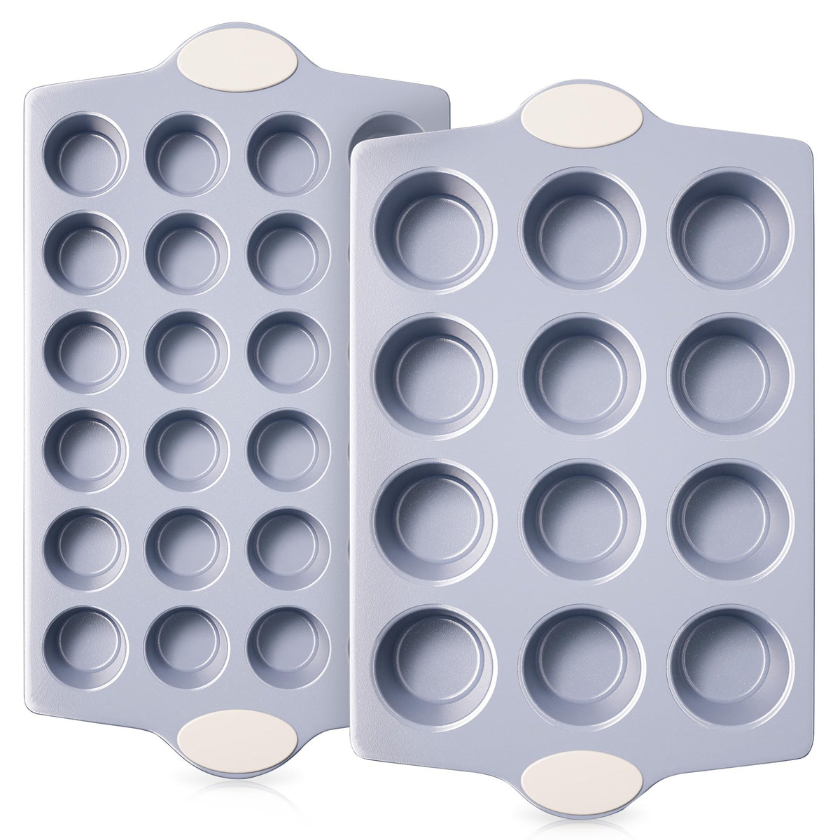 BronyPro 12-cup muffin pan with ceramic coating for easy release and quick cleanup.