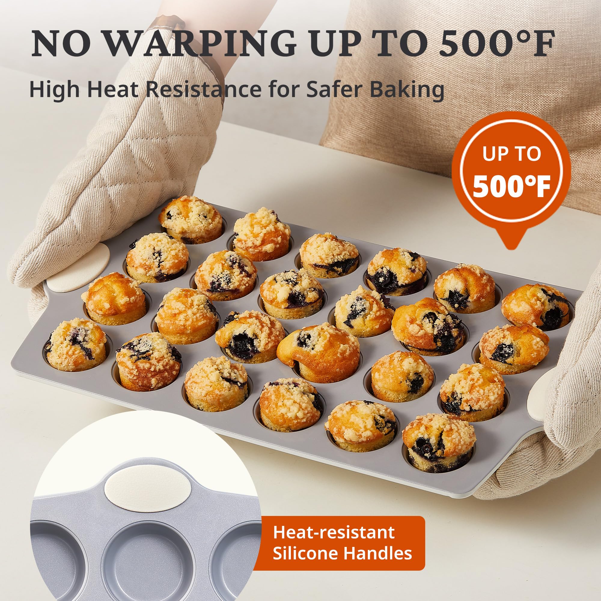 BronyPro bakeware collection supports multiple pan sizes for flexible kitchen baking.