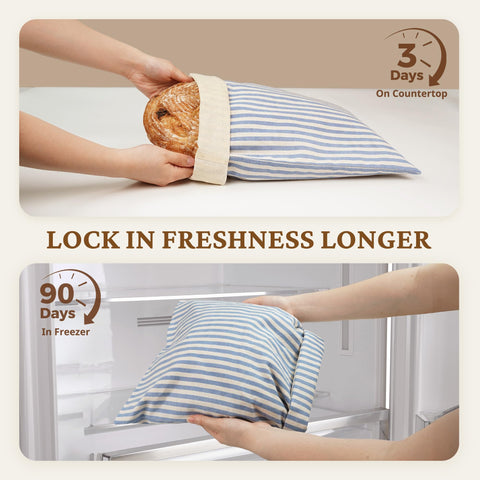 BRONYPRO bag sealed with buckle for secure bread storage