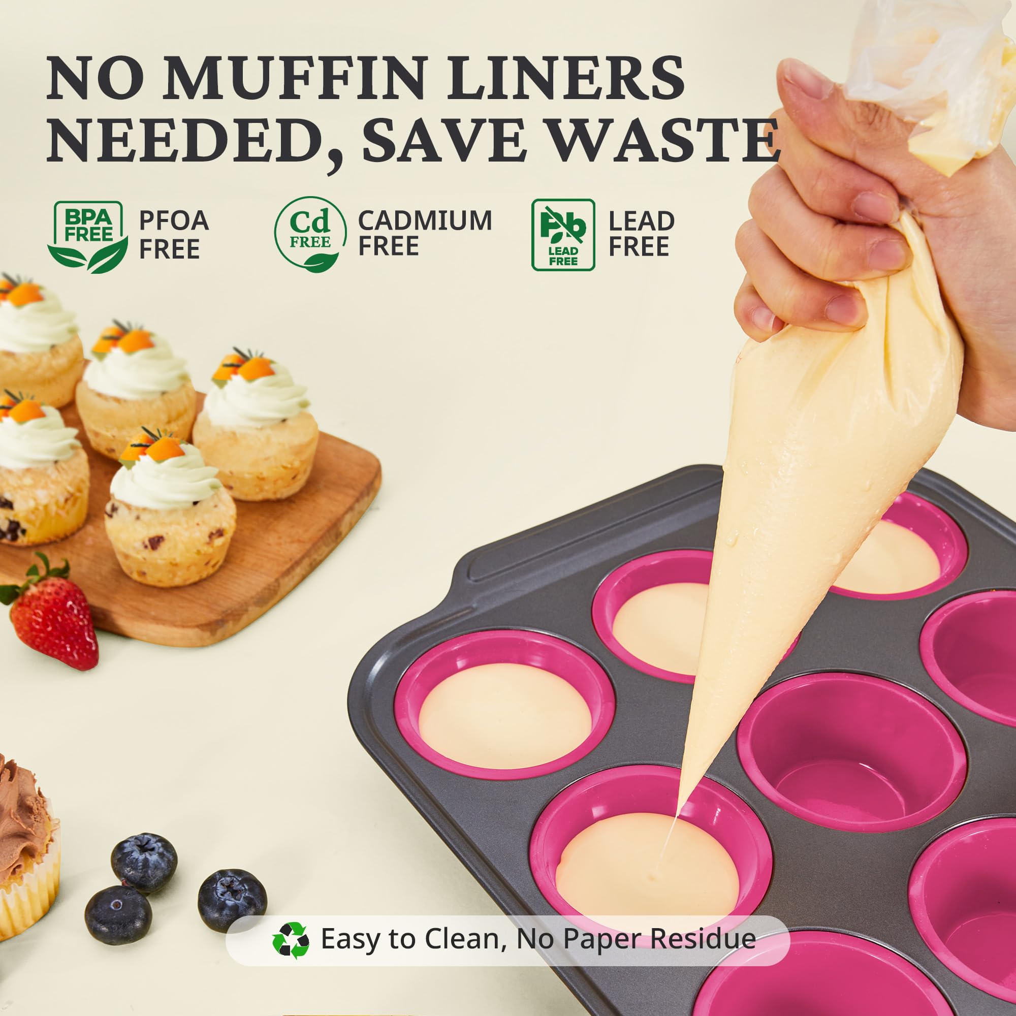 BronyPro dishwasher-safe bakeware ready for quick cleanup.