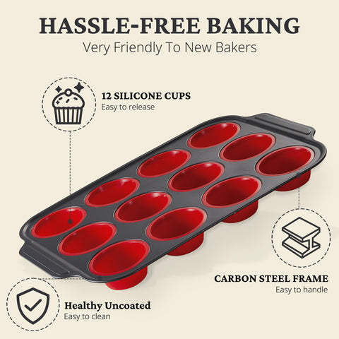 BronyPro dishwasher safe bakeware cleans quickly after busy weekends.