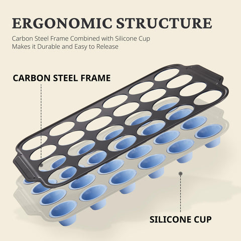 Bronypro egg bite molds deliver uniform portions for quick breakfasts.