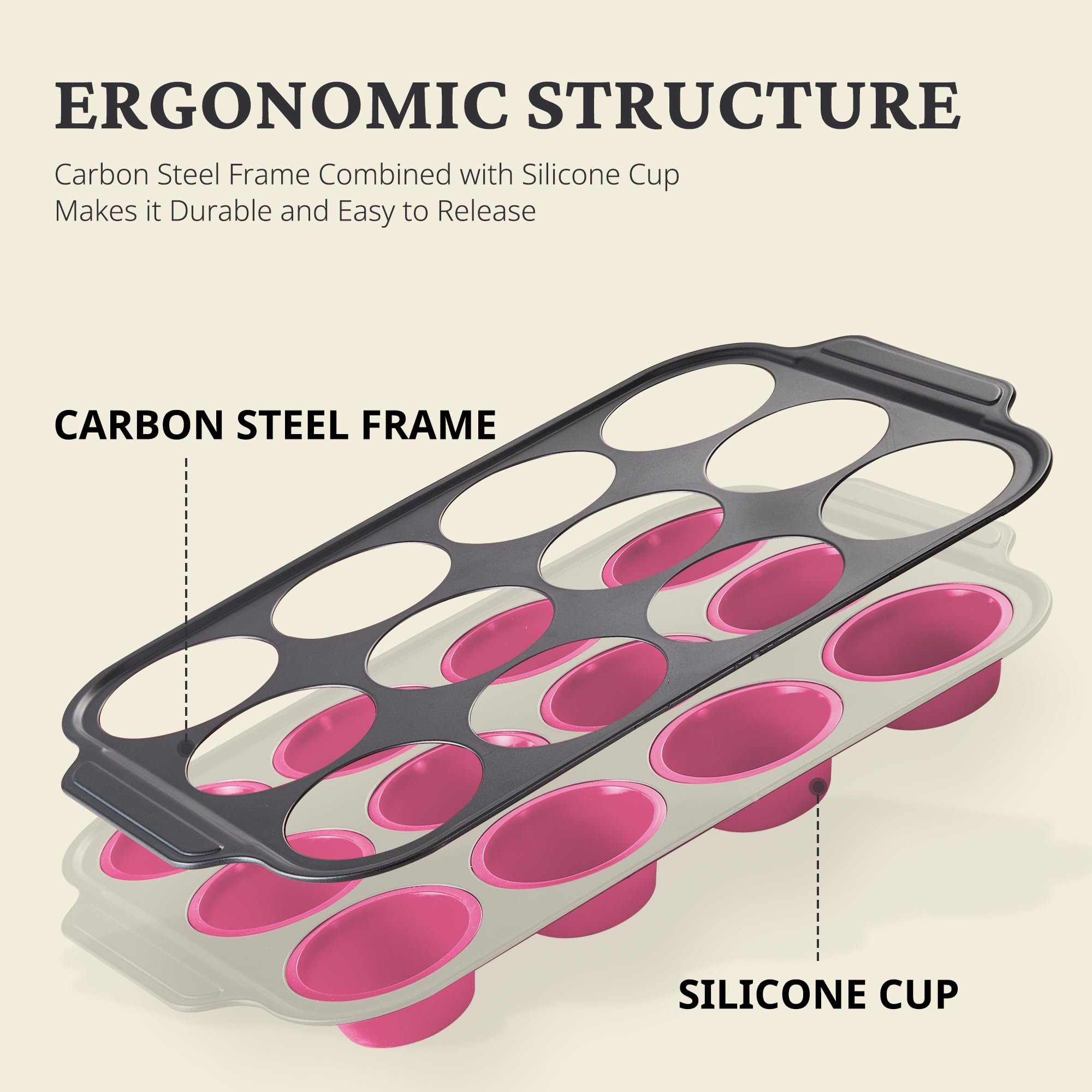 BronyPro silicone egg bite molds for quick bite-sized treats.