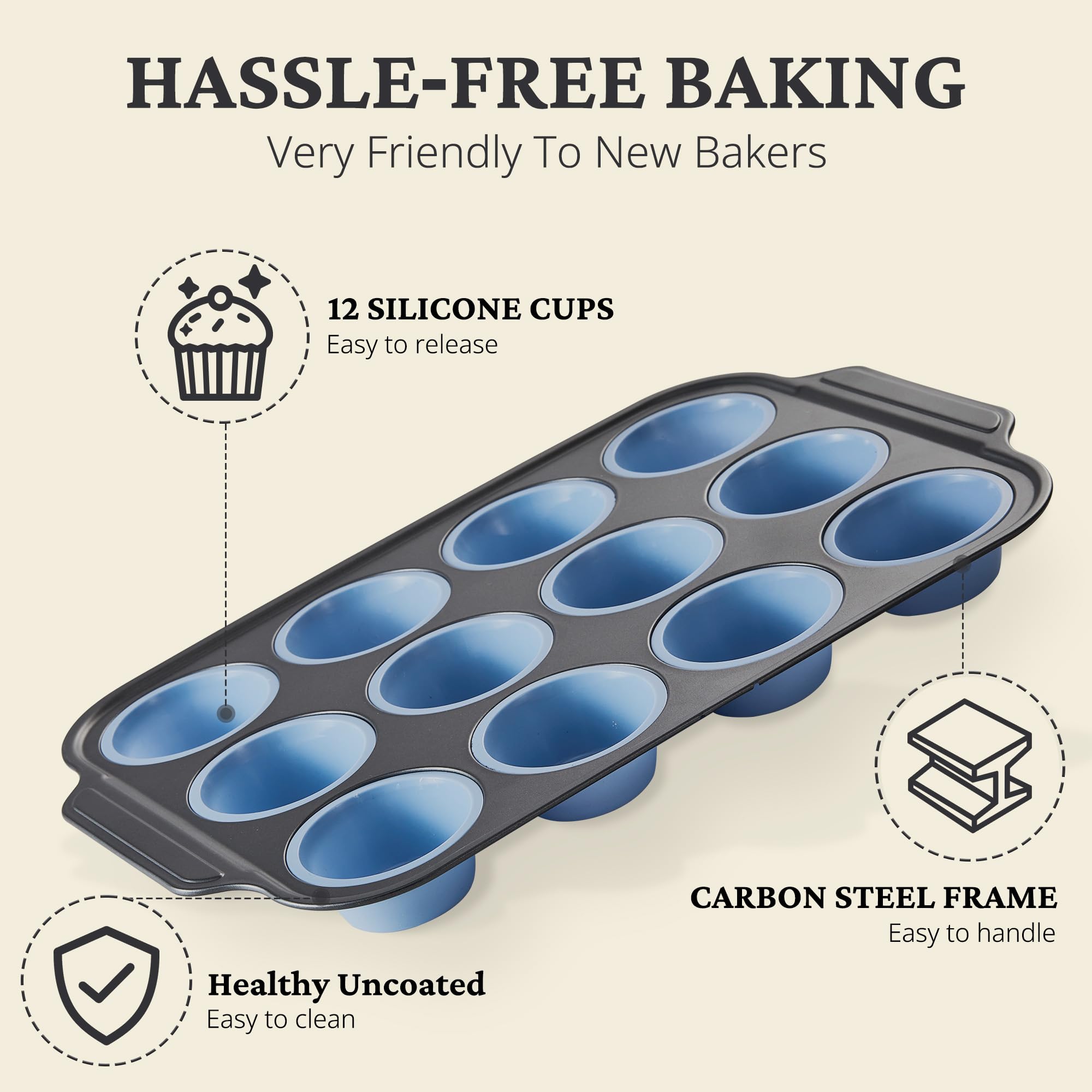 BronyPro food-grade silicone endures oven to freezer temperatures safely.