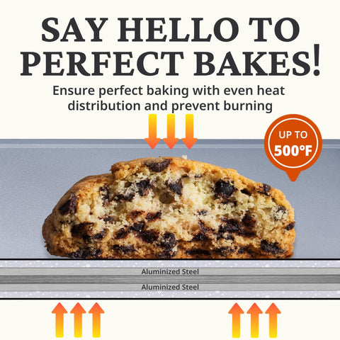 BRONYPRO versatile cookie sheets transform weeknight dinners and holiday baking.