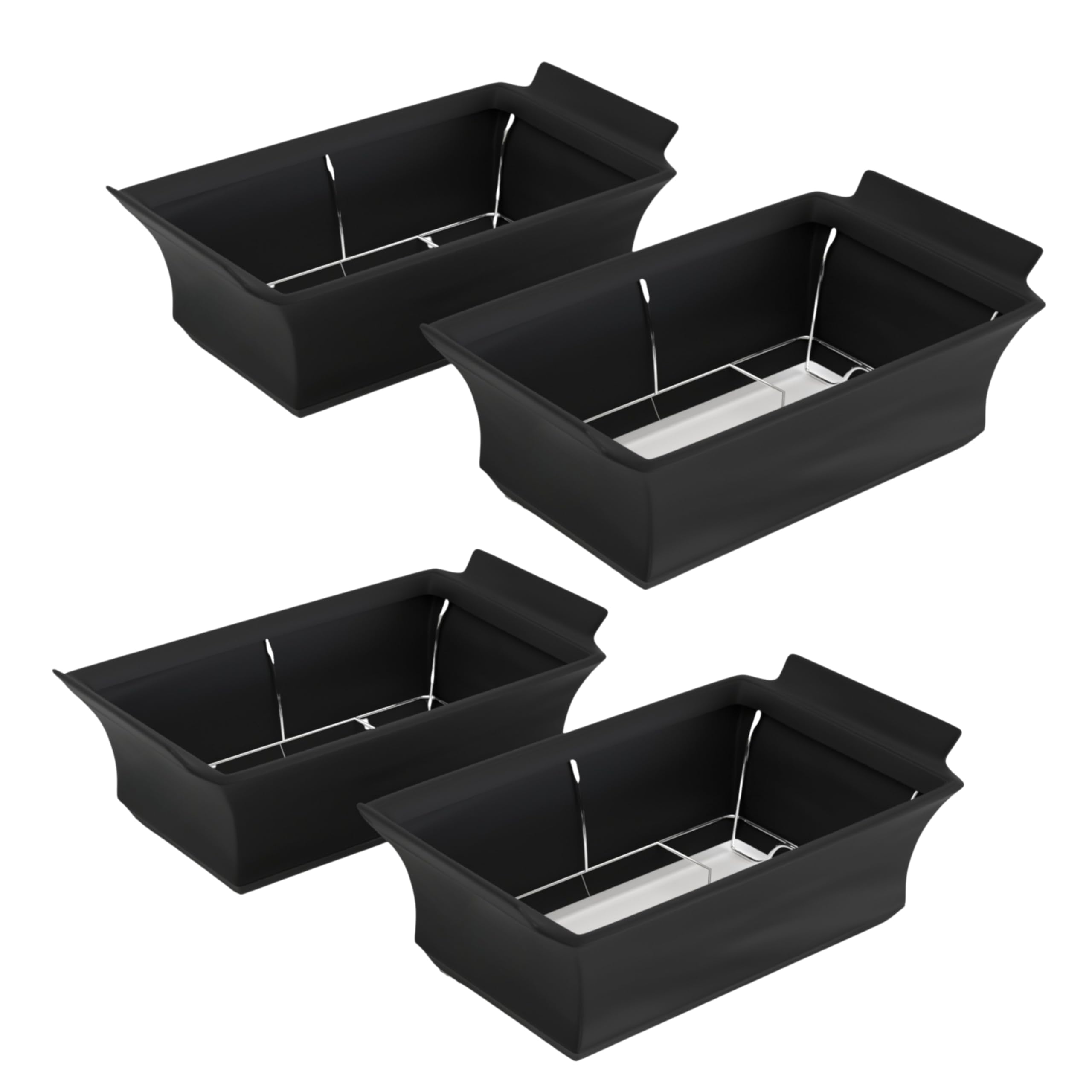 Brooklyntrend chafer wind guard over stand for stable outdoor buffets.