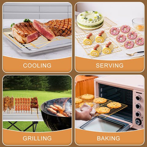BRIOUT nonstick surface helps foods release cleanly after baking.
