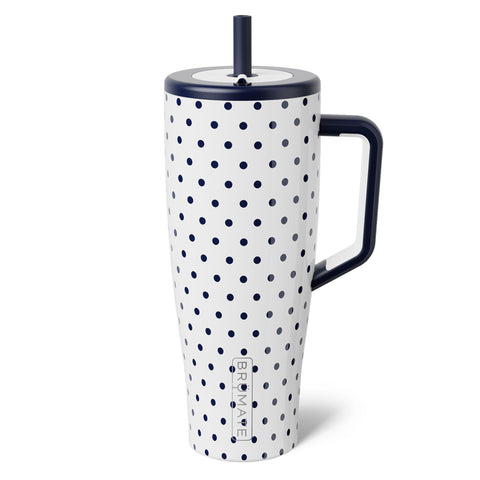BrüMate Era 40 oz tumbler with handle for easy on-the-go grip.