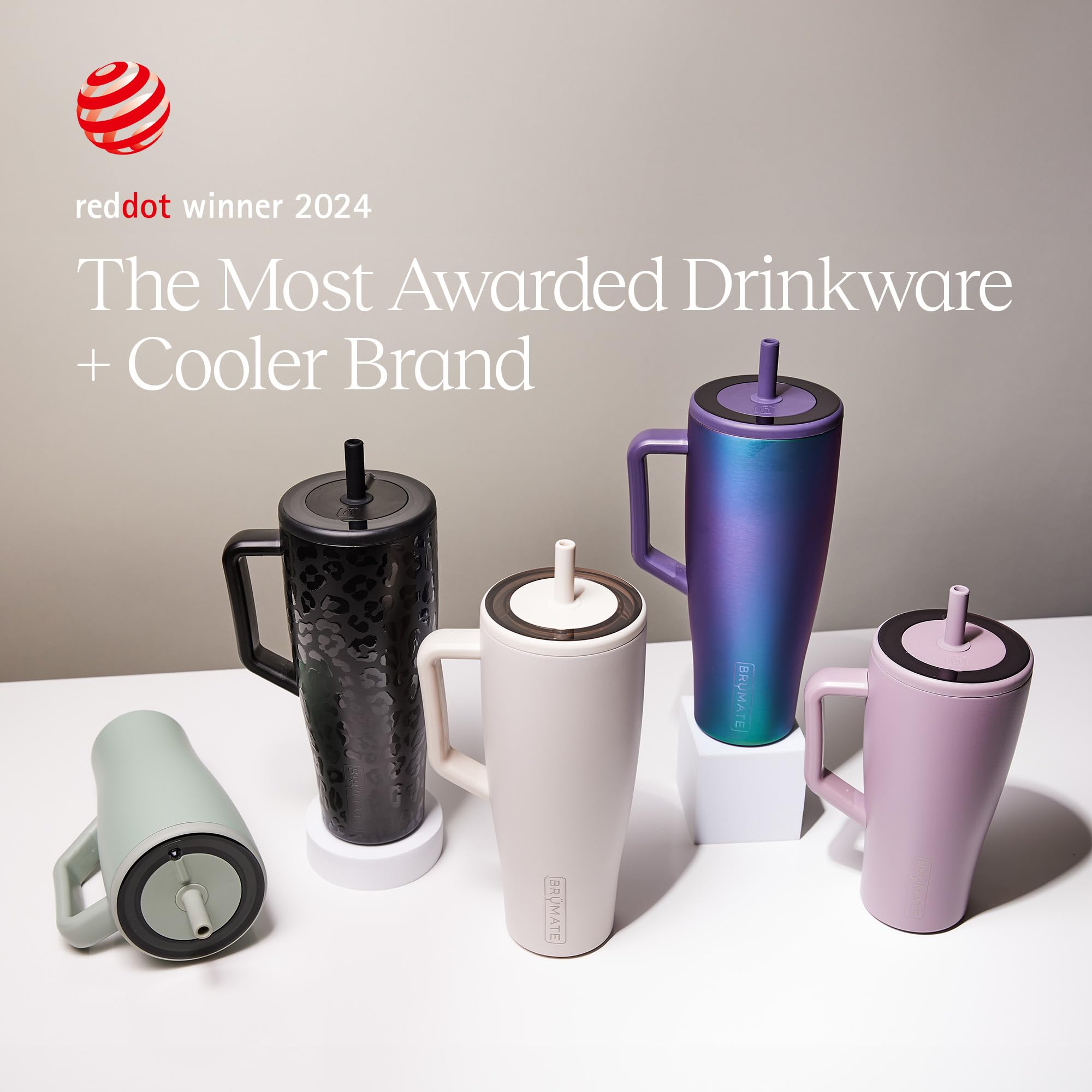 BrüMate Era BevGuard insulation helps drinks stay cold longer.