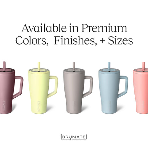 BrüMate Era leakproof lid secures contents and prevents spills.