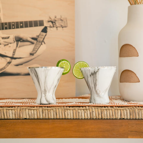 BrüMate MargTini 10oz tumbler with slim rim design mirrors martini glass aesthetics without mess.