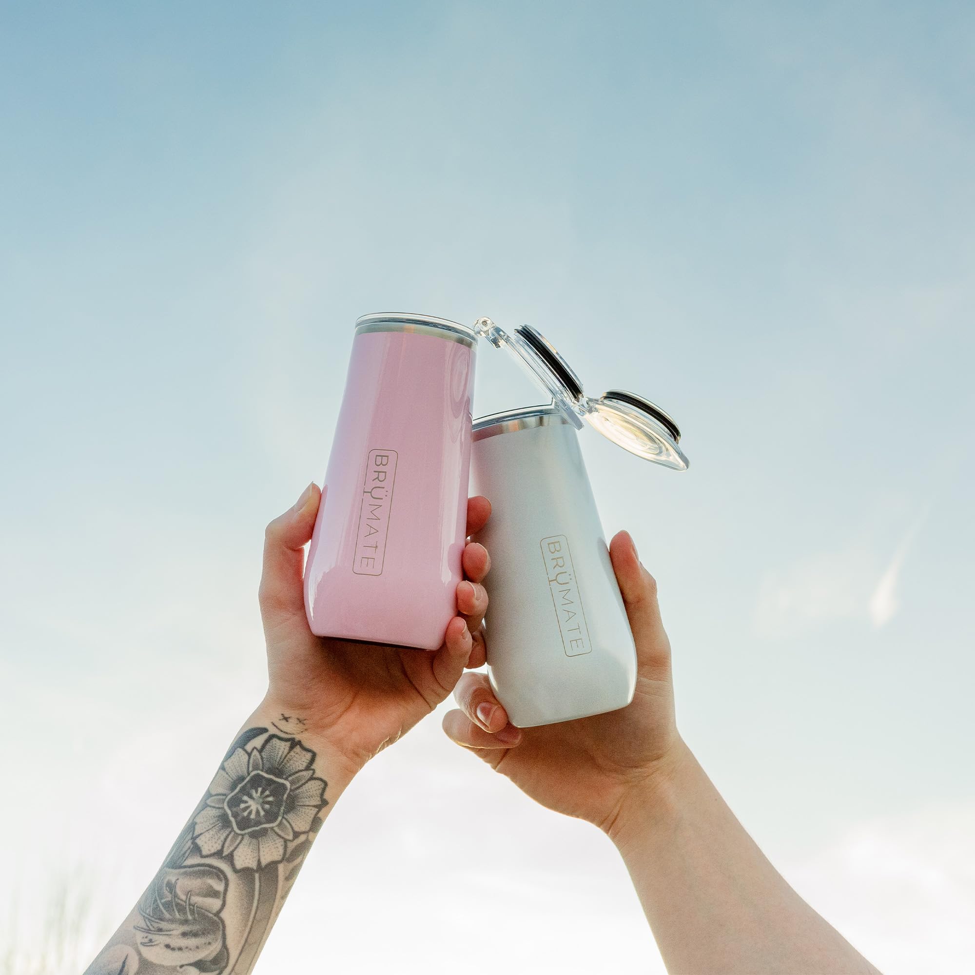 BevGuard BrüMate insulated flute maintains chill during celebrations