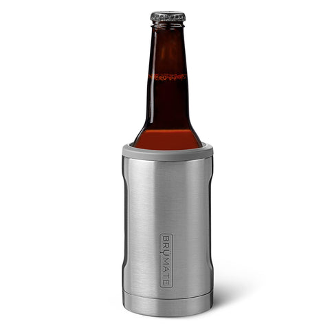 BrüMate BOTT’L keeps standard 12 oz bottles ice cold during outdoor adventures.