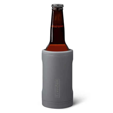 BrüMate BOTT’L insulated bottle cooler keeps a 12 oz beer icy outdoors.