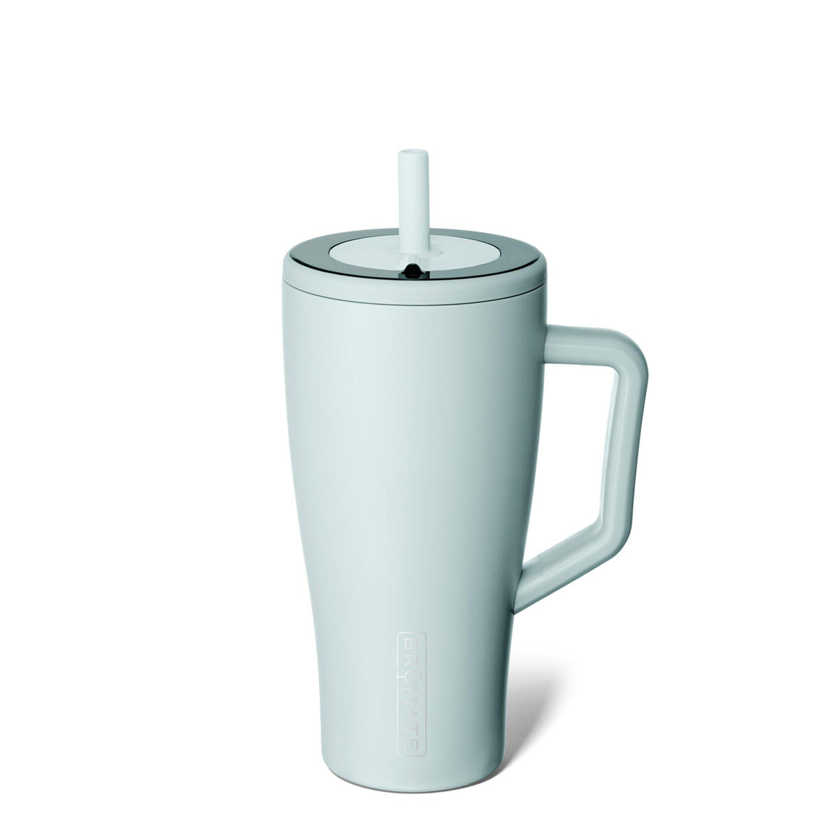 BrüMate Era 30 oz tumbler with handle and straw for leakproof on-the-go hydration.