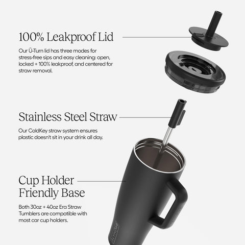 BrüMate Era stainless steel body showing durable daily-use design.