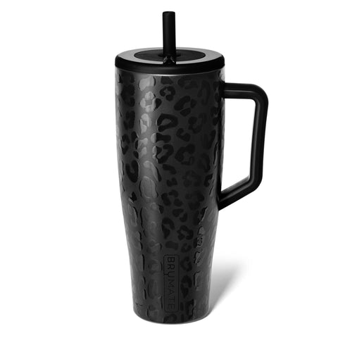 BrüMate Era 40 oz tumbler with handle and straw for spill-free on-the-go hydration.