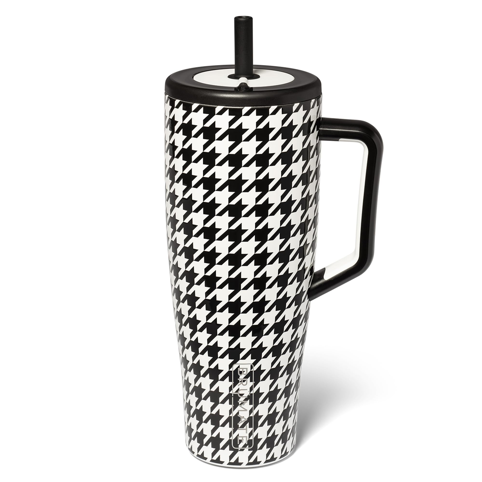 BrüMate Era 40oz tumbler with handle and straw, ideal for spill-free on-the-go hydration.