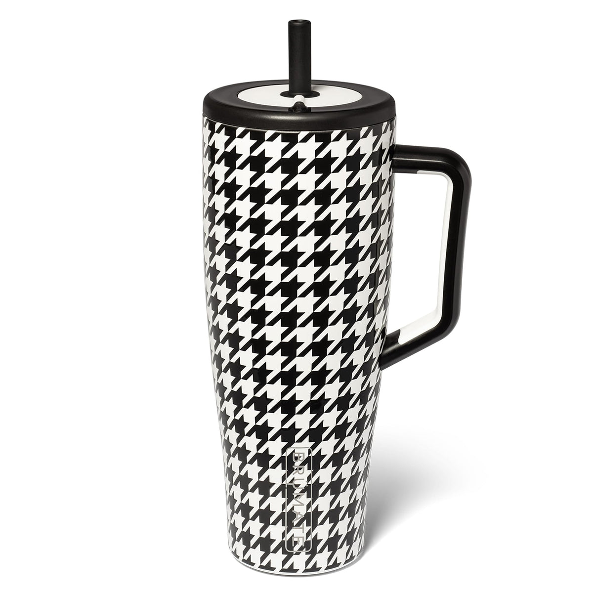 BrüMate Era 40oz tumbler with handle and straw, ideal for spill-free on-the-go hydration.
