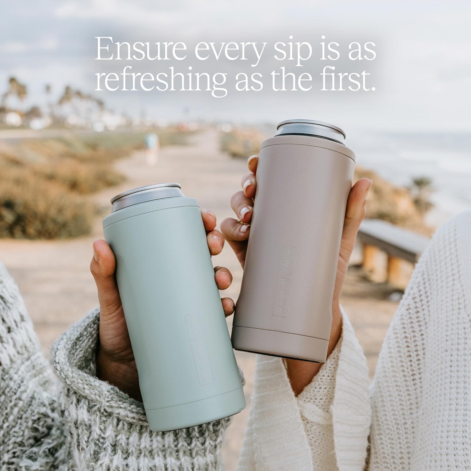 BrüMate Hopsulator Slim finishes are top-rack dishwasher safe for easy cleanup.
