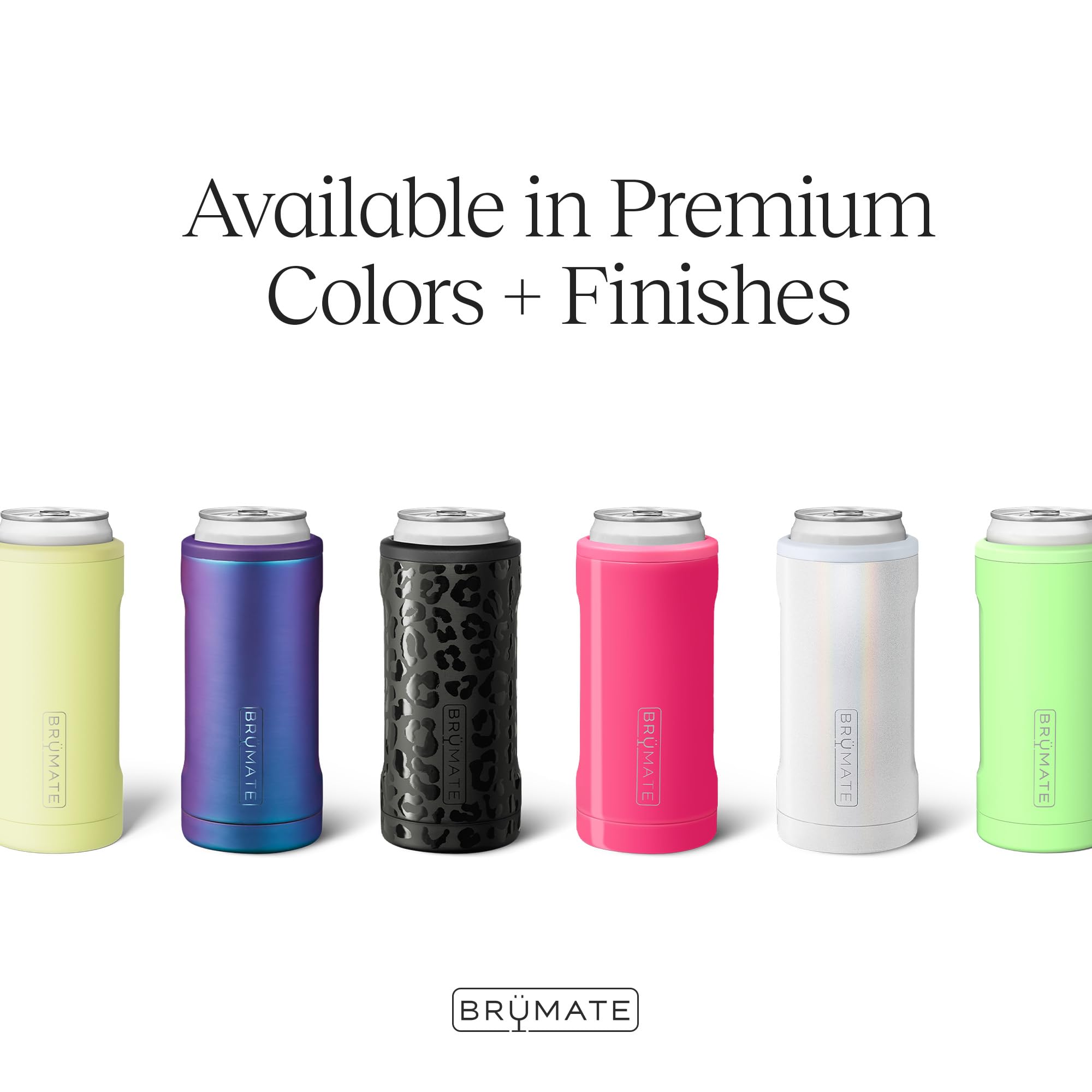 BrüMate Hopsulator Slim's double-walled stainless steel keeps beverages icy longer.