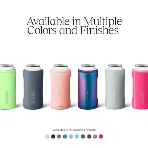 BrüMate Hopsulator Trio insulates 12oz cans for extended cold refreshment.