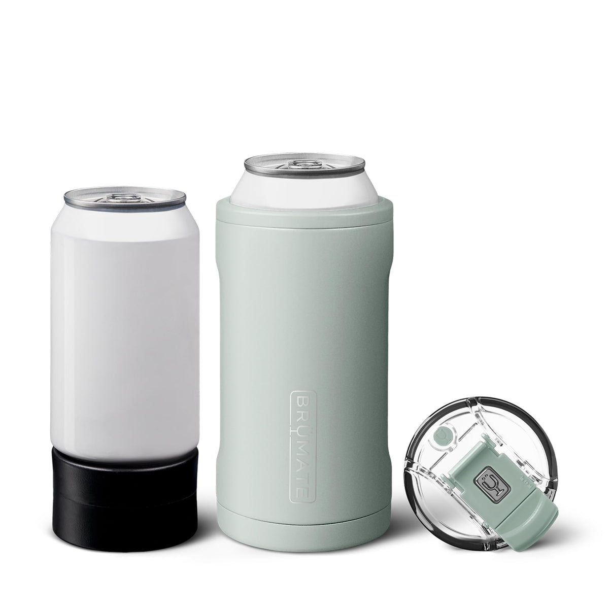 BrüMate Hopsulator Trio with 12oz freezer adapter keeps drink icy longer.
