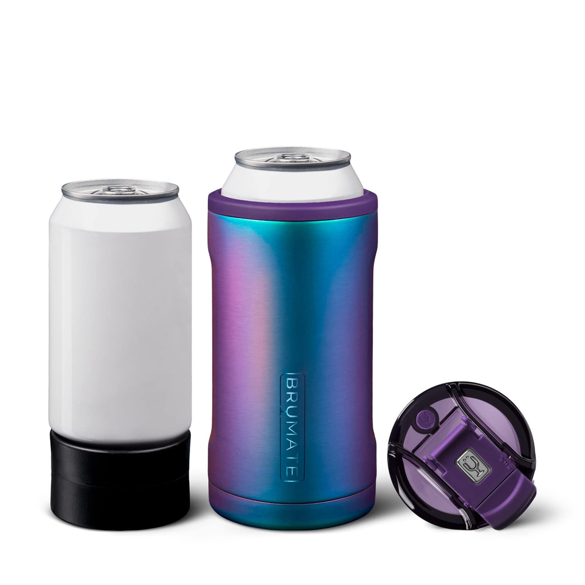 BrüMate Hopsulator Trio leakproof lid secures drinks on the go.