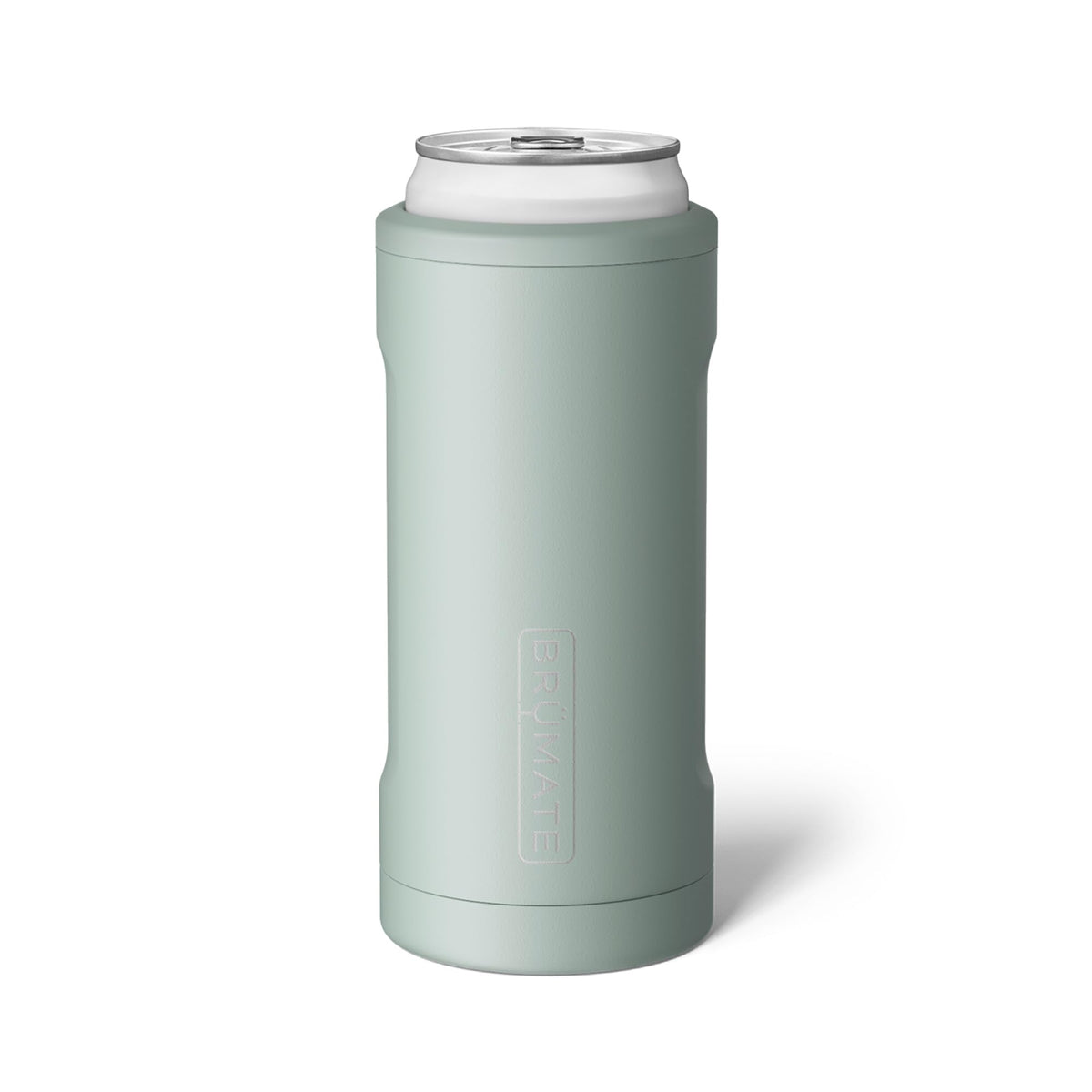 BrüMate Hopsulator Slim securing a 12oz slim can for icy cold sipping