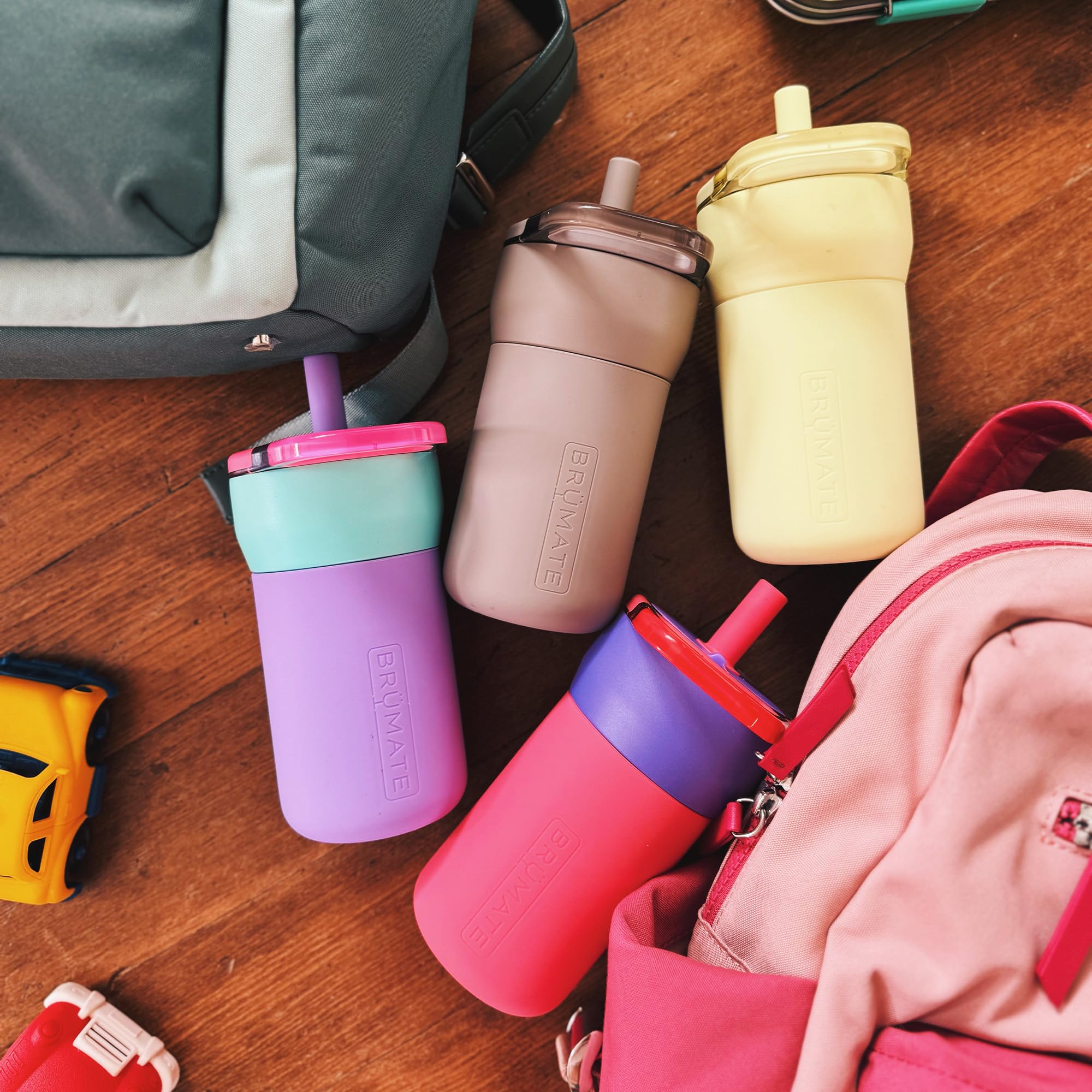 BrüMate Leap 12oz drop-resistant shell designed for daily use, rose taupe
