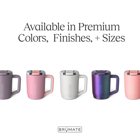 BrüMate Müv 15oz MagFlip closure enables easy lid opening.