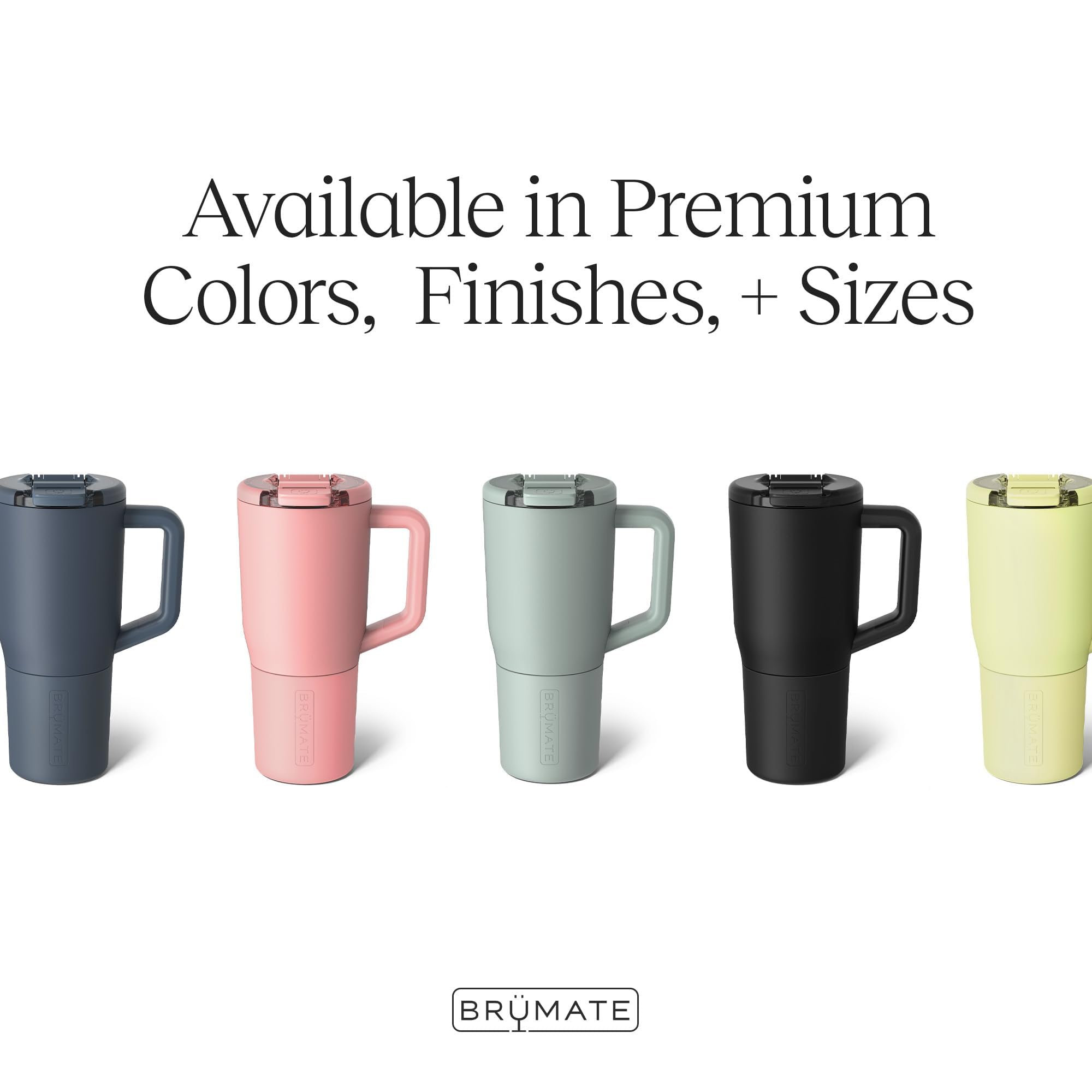BrüMate Müv 25oz MagFlip closure enables smooth lid opening.