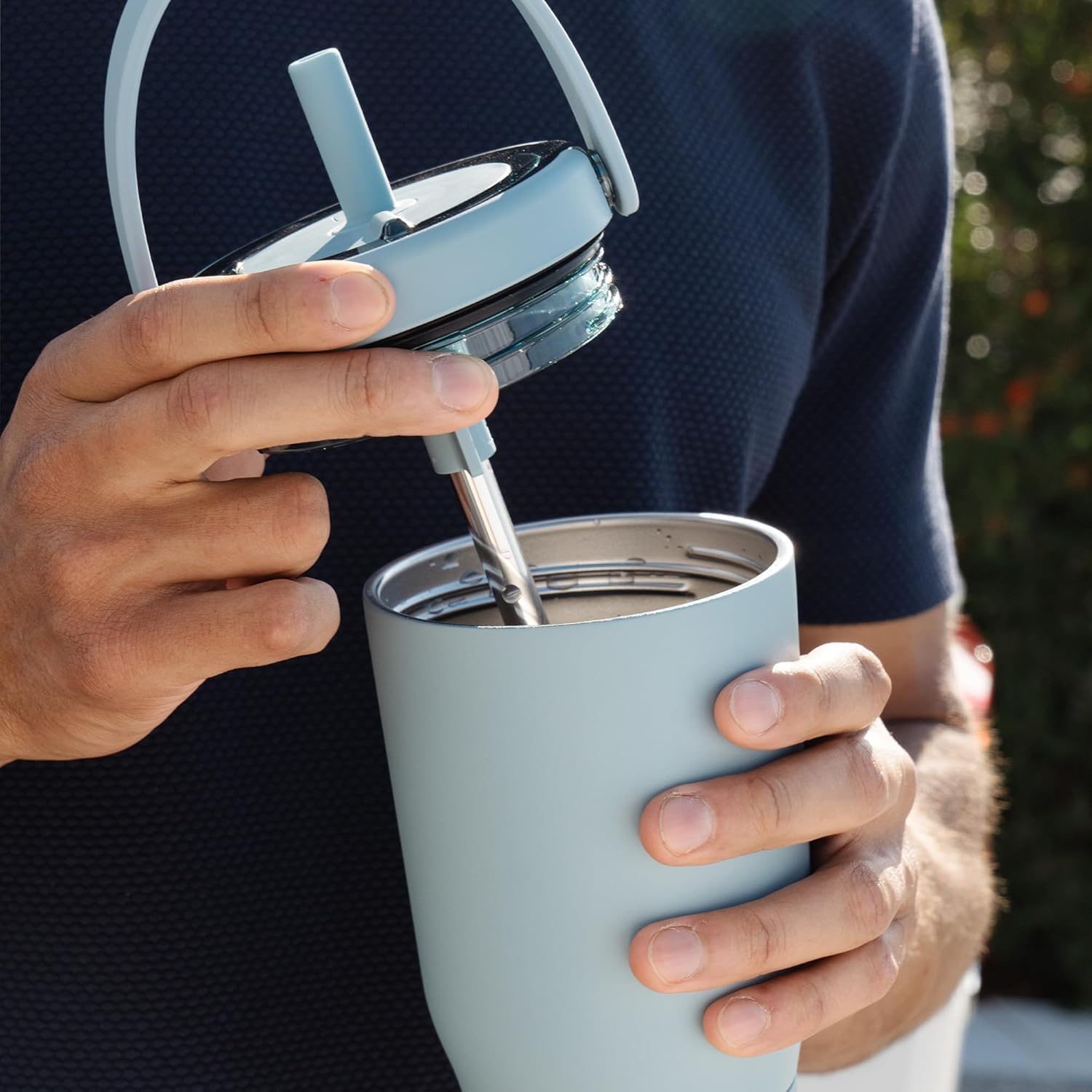 Brumate Resa 25oz travel-friendly bottle fits most cup holders
