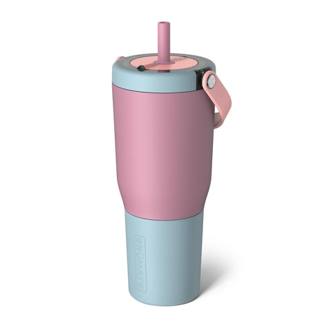 BrüMate Resa 35oz leakproof tumbler with Eclipse finish and sturdy handle for on-the-go hydration.