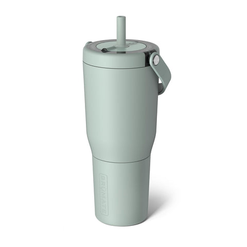 BrüMate Resa 35oz leakproof tumbler with handle for mess-free travel.