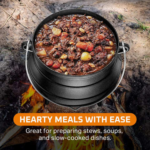 Bruntmor outdoor potjie supports hearty stews anywhere outdoors