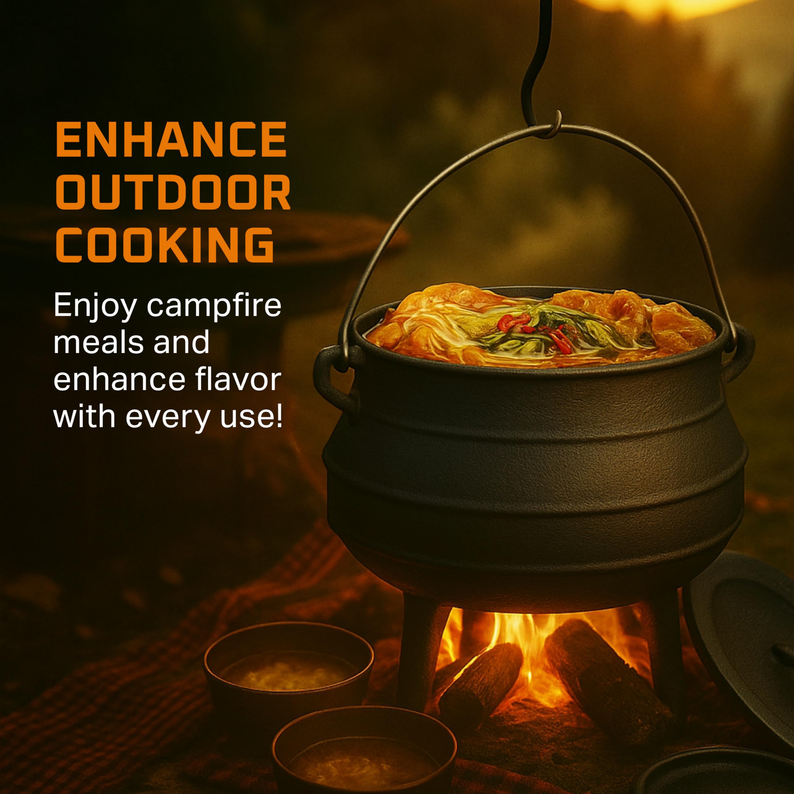 Bruntmor pre-seasoned cauldron locks in moisture for tender slow-cooked meals