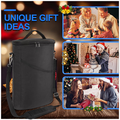 Bruwaa gift-ready wine carrier offers a stylish gift option.