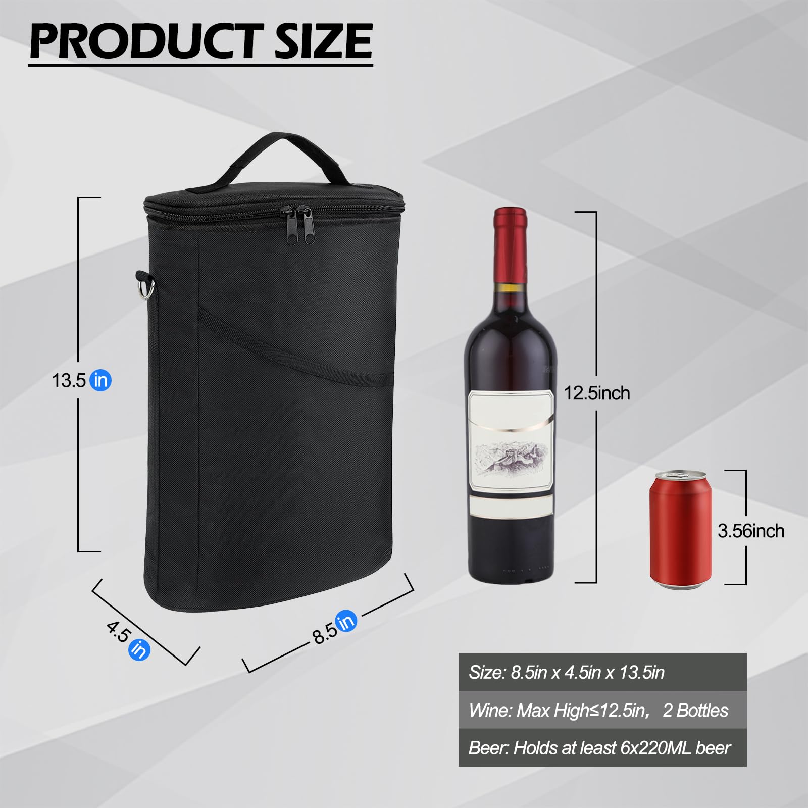 Bruwaa leakproof insulated wine tote protects from spills and temperature shifts.