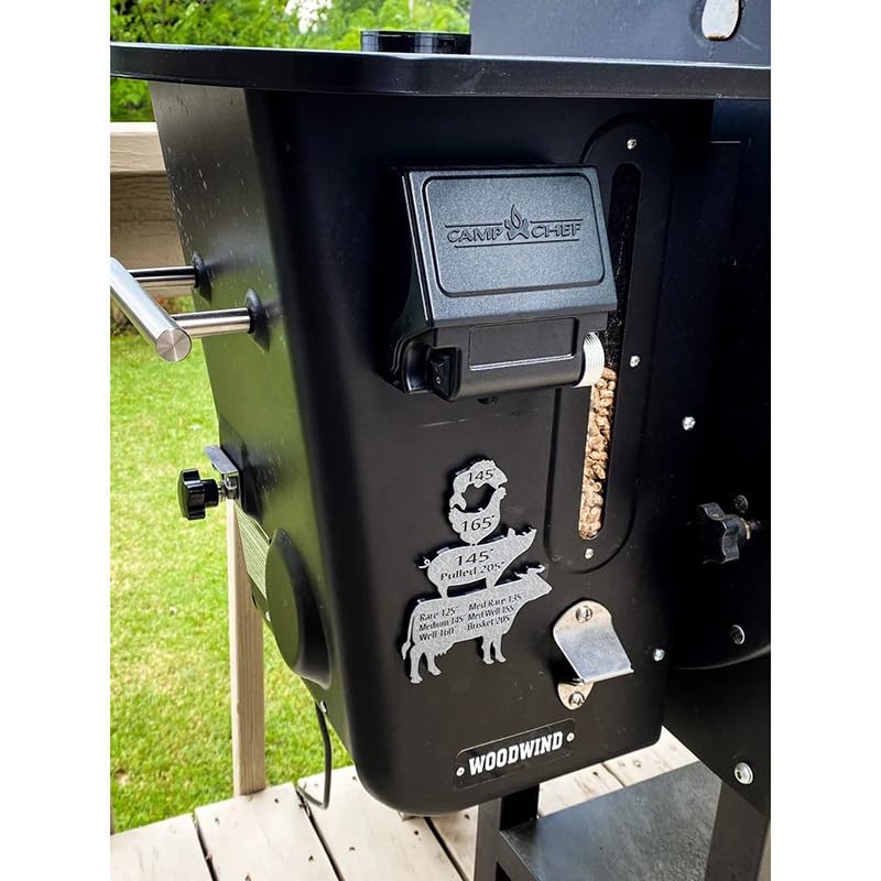 BSBMIEQM BBQ temp guide on fridge helps beginners and pros