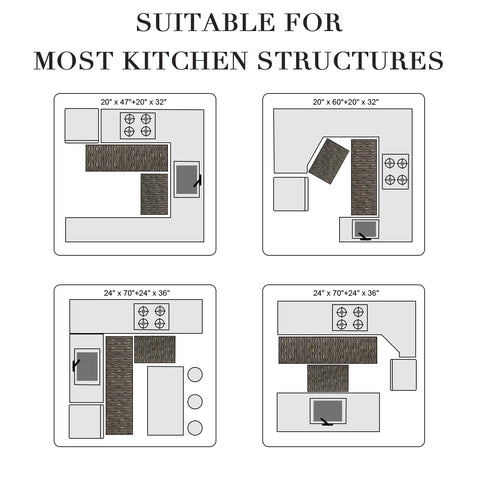BSICPRO set2 stain-resistant fabric resists grease and dirt in busy kitchens.
