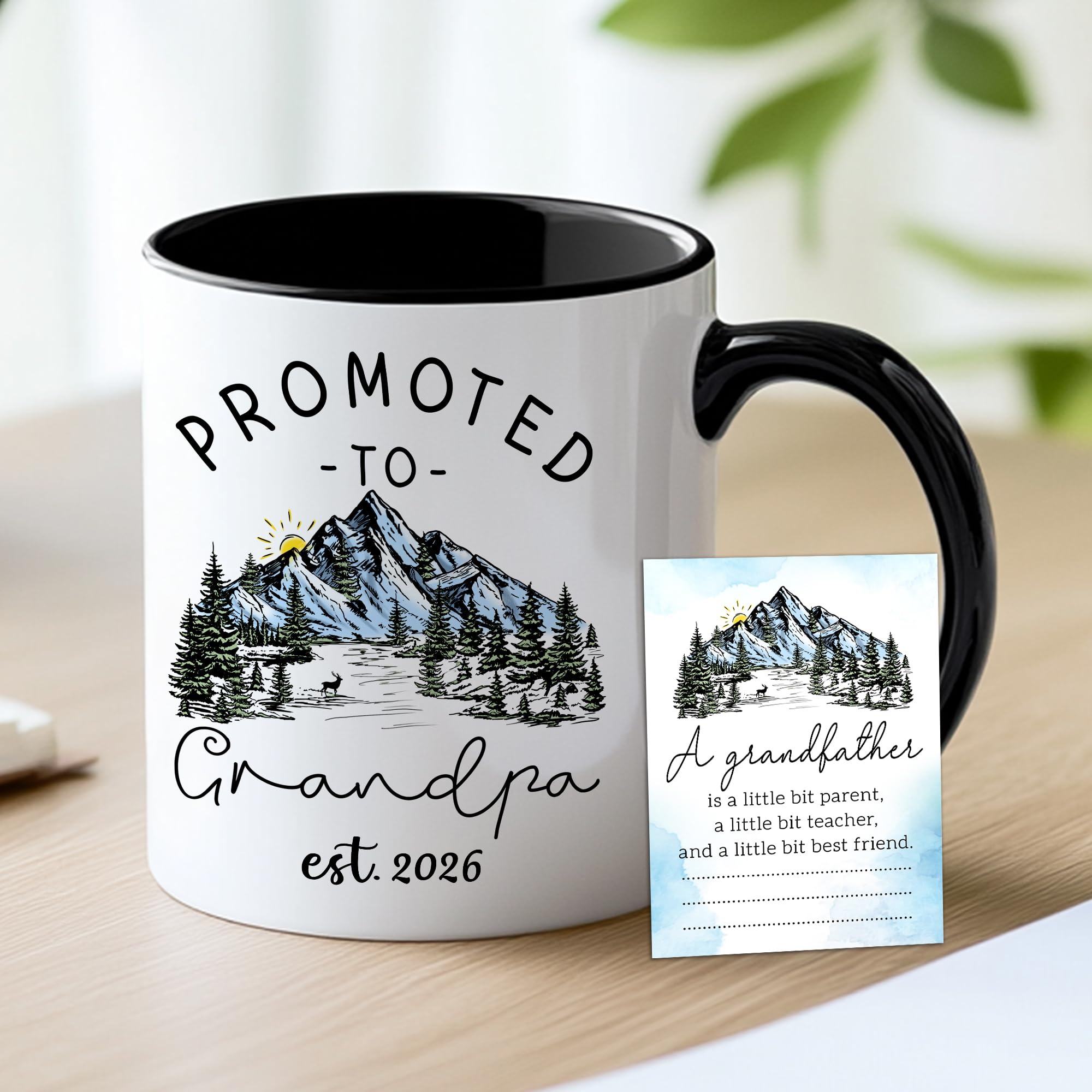 BSQUIELE grandparents-announcement-mug-set-2026 perfect for pregnancy reveal keepsakes
