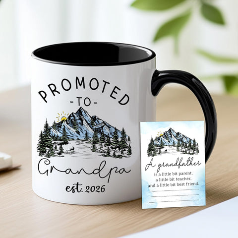BSQUIELE grandparents-announcement-mug-set-2026 perfect for pregnancy reveal keepsakes