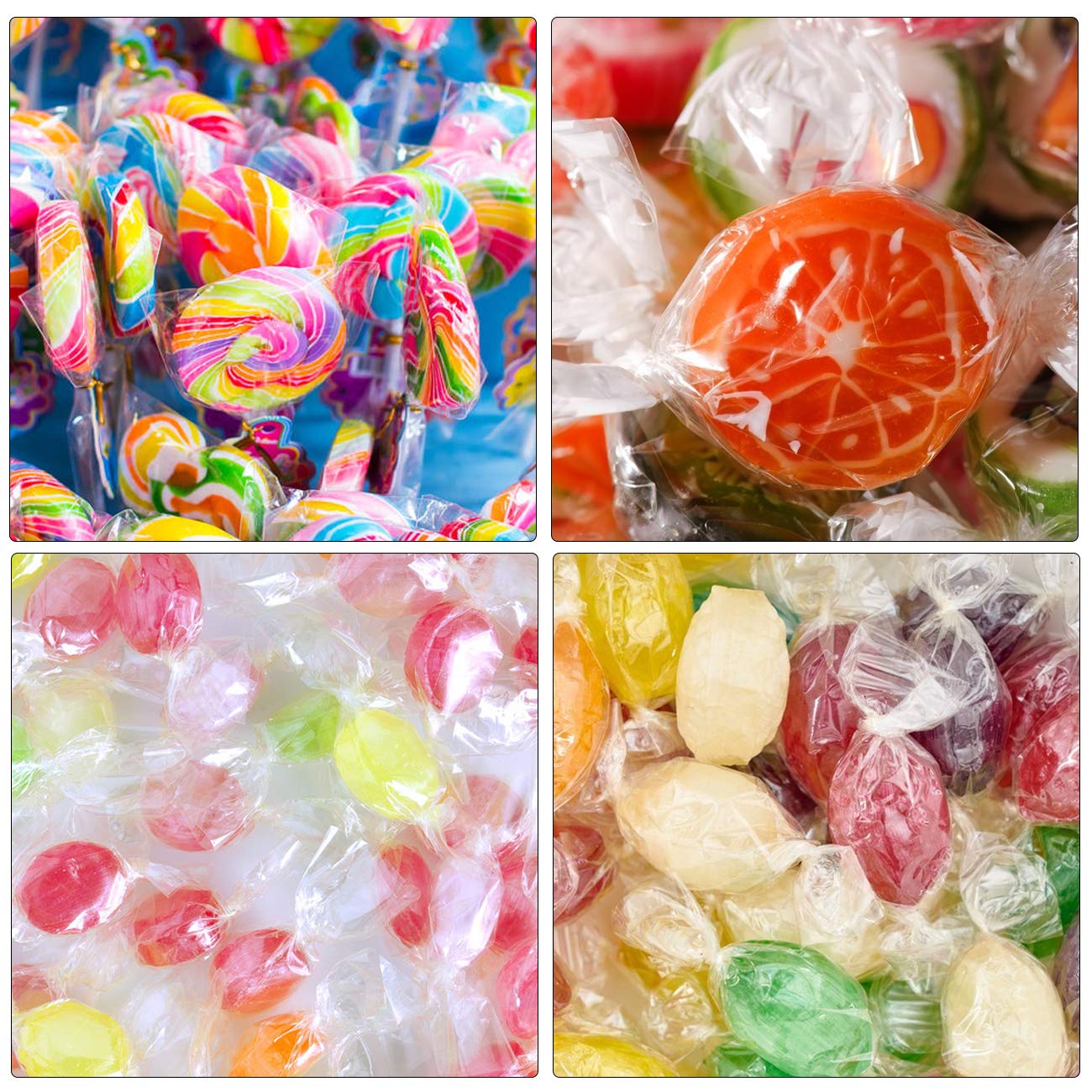 BSRESIN 5x5 wrappers create a professional look for Halloween and Christmas treats.