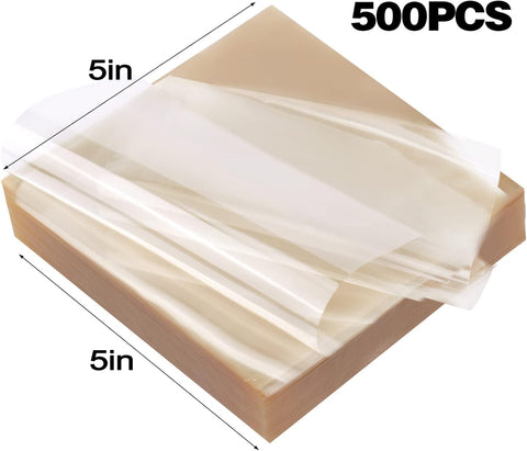 BSRESIN cellophane sheets resist sticking, easing packaging of fudges.