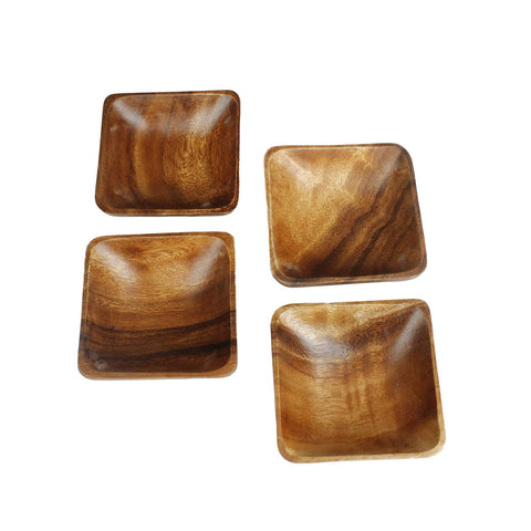 BSRN acacia set designed for easy hand-wash care and elevated presentation