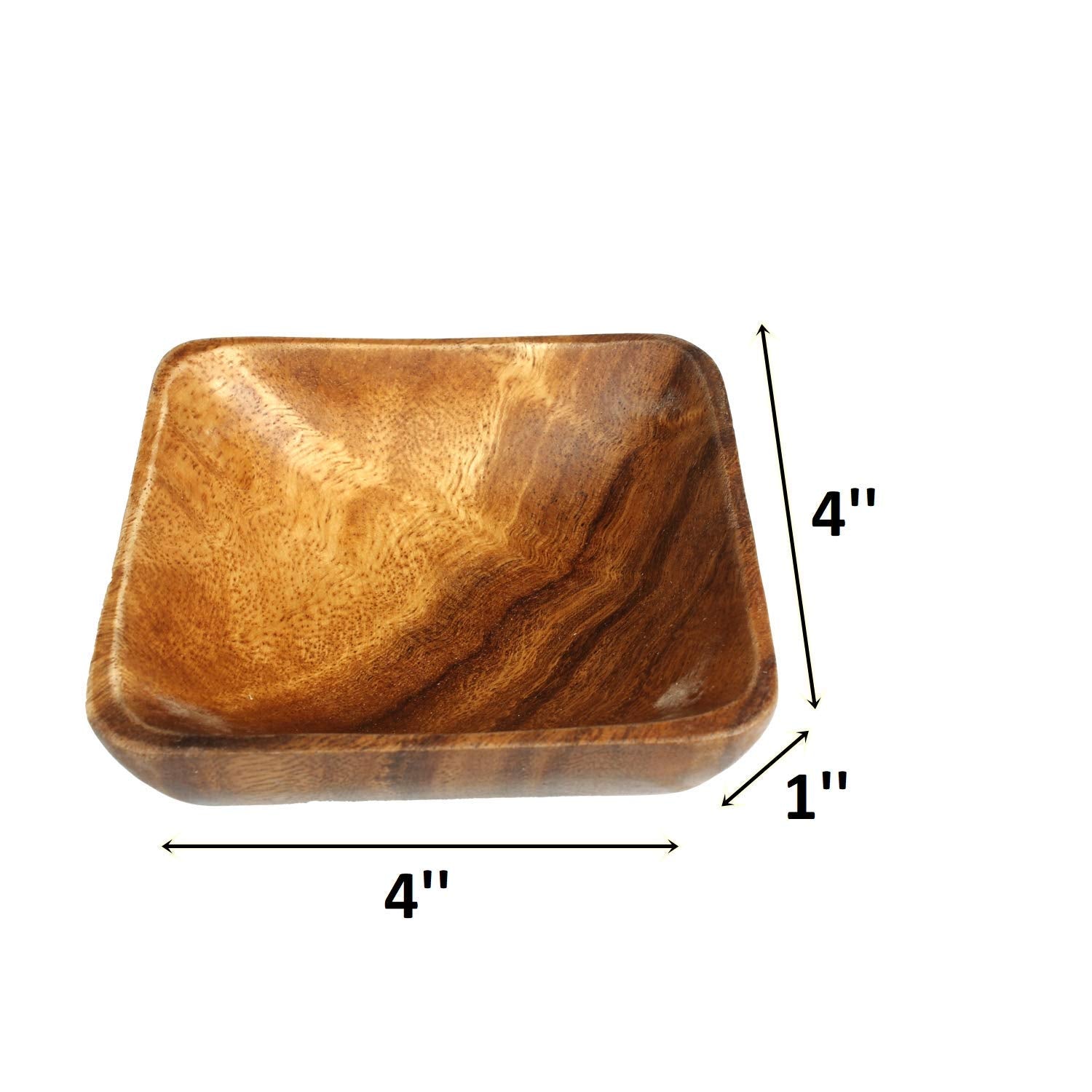 BSRN Acacia bowls highlight natural wood grain for nuts and fruit at gatherings